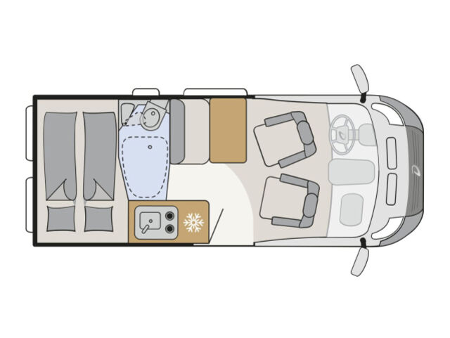 : Dethleffs Globetrail AD 540DR -03, van/fourgon vitré, CHF 62'700.–, véhicules neuf